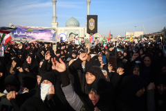 سیل خروشان راهپیمایی مردم شریف شهر مقدس قم