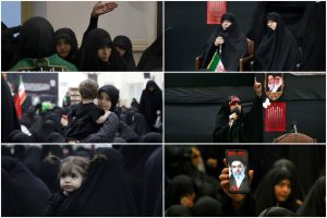 تجمع بانوان جان‌فدا در دفتر رهبر انقلاب
